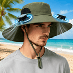 Solar Powered Fan Hat | Cool Outdoor Sun Protection Hat