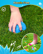 Soft reusable water balloons for kids with safe splash play on grass and outdoor spaces