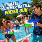 kids using water gun outdoor
